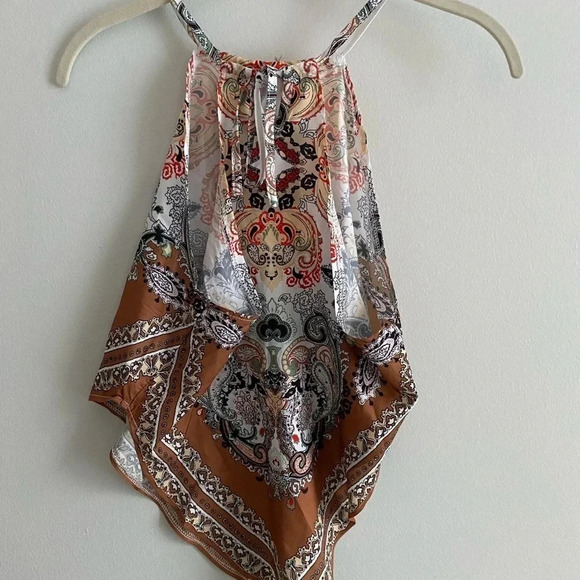 2 for $10! SHEIN Boho Halter Tank Top Size XS - Picture 3 of 4
